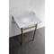 Kingston Brass 30 Carrara Marble Console Sink with Brass Legs, Marble WhiteBrushed Brass LMS30MB7 - alternate 3